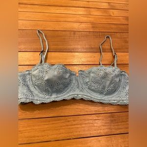 Intimately Free People 34B Bra Top Vintage Blue